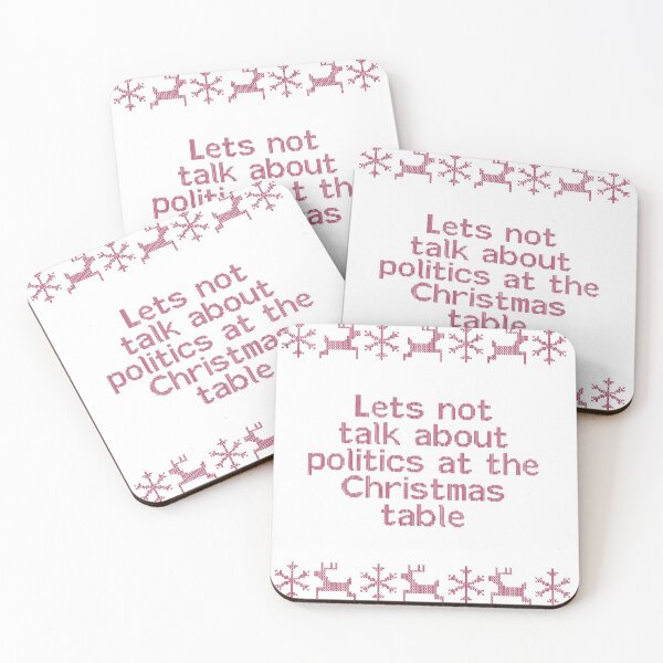 Item preview, Lets not talk about politics at the Christmas table designed and sold by DarlingMegski.