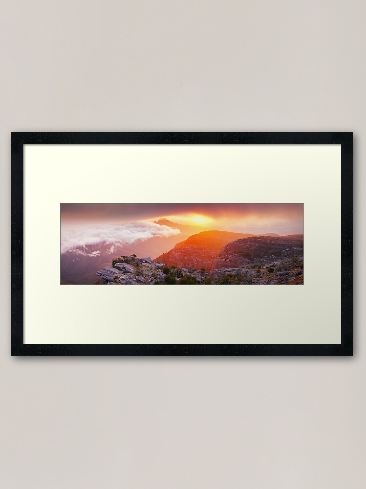 Alternate view of Bluff Knoll Summit View Stirling Ranges, Western Australia Framed Art Print
