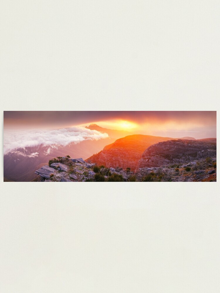 Alternate view of Bluff Knoll Summit View Stirling Ranges, Western Australia Photographic Print