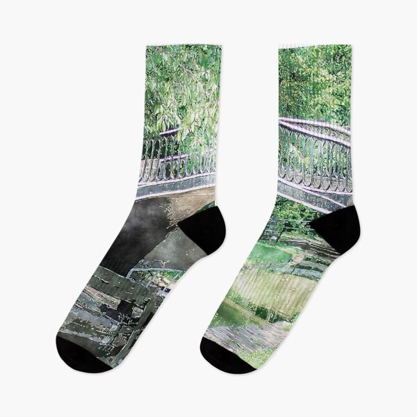 Item preview, Isis Lock Bridge Watercolor designed and sold by designbywhacky.