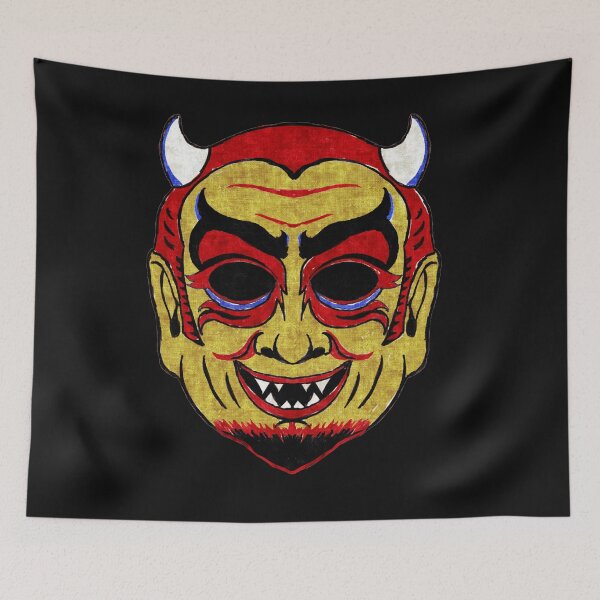 Item preview, Devil Vintage Halloween Mask designed and sold by ShayneoftheDead.