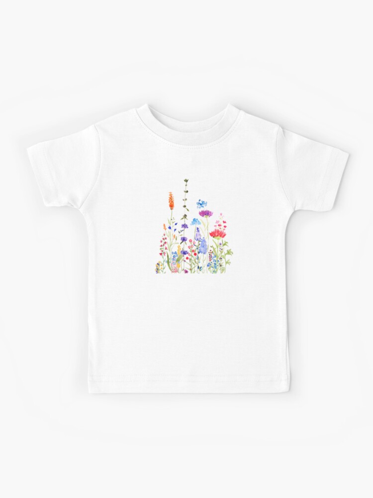 Free: White flowers, T-shirt Watercolor painting Logo Flower, mint