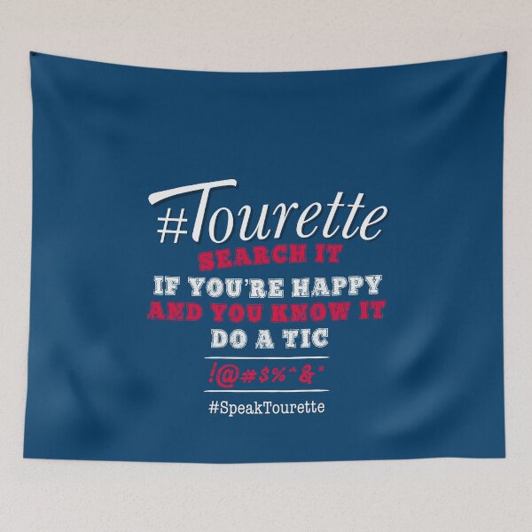 Item preview, #Tourettes - If You’re Happy And You Know It Do A Tic !@#$%^ , Tourette Syndrome Awareness  designed and sold by MJDezigns.