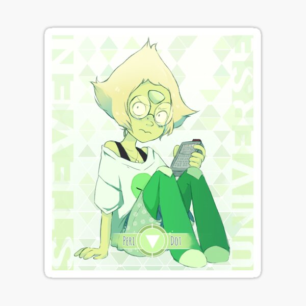 Cute peridot Sticker