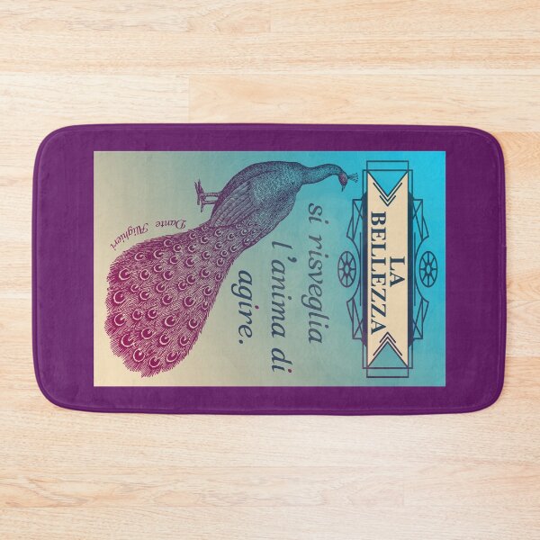 Item preview, Bellezza Beauty Dante Alighieri Italian Quote italiano vintage gift designed and sold by bushwombat.