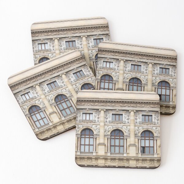 Item preview, old building facade with sculptures in Vienna Austria designed and sold by goceris.