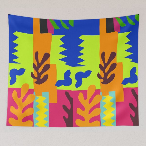 Item preview, Matisse Inspired Colorful Collage #3 designed and sold by ShaMiLaB.