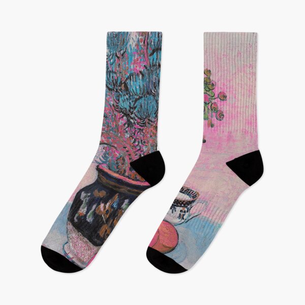 Item preview, Van Gogh Still Life (Nature Morte) - Pink and Blue designed and sold by jupitermoons.