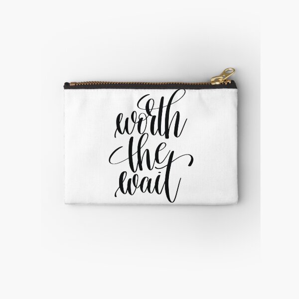 Item preview, Worth The Wait Inspirational Quotes designed and sold by ProjectX23.