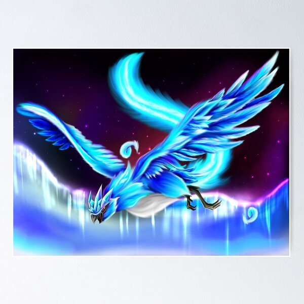 Download Glowing Neon Zapdos, Articuno, And Moltres Wallpaper