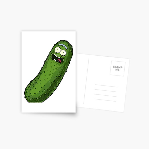 Pickle Rick Postcard