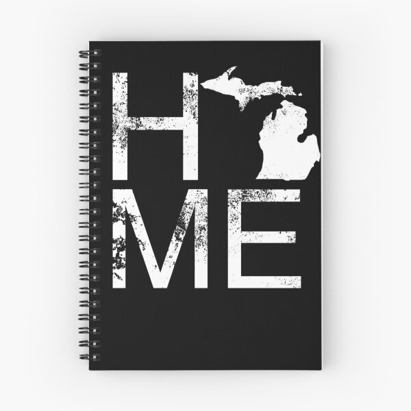 Item preview, Vintage Michigan Home MI State Map Love Wolverine State Shirt Gear designed and sold by DynamicDesign.