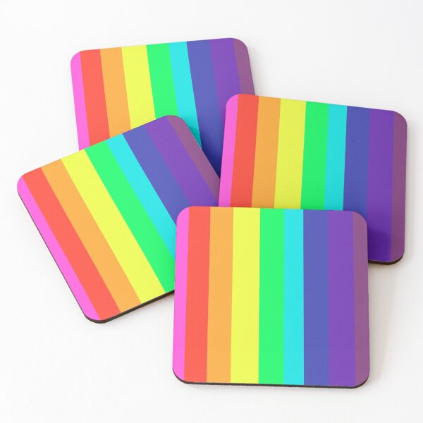Item preview, Retro rainbow stripes 2 designed and sold by LittleBettyMakes.