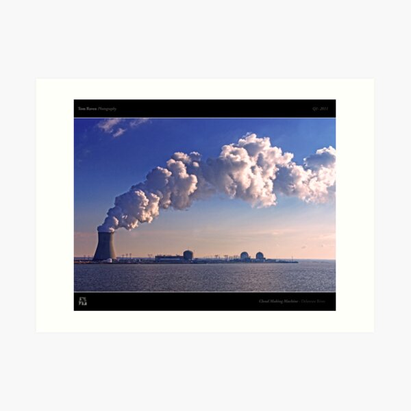 Cloud Making Machine Art Print