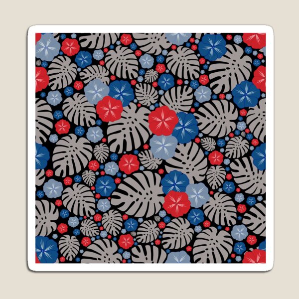 Item preview, Tropical Monstera Hibiscus Chintz Spring Summer 2020 7 designed and sold by StardustMyHeart.