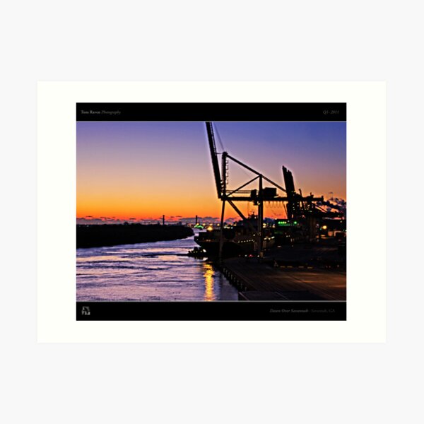 Dawn Over Savannah Art Print