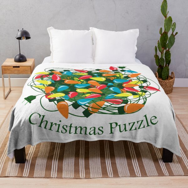 Artikelvorschau, Fun Christmas Lights Puzzle entworfen und verkauft von RamiBeans.