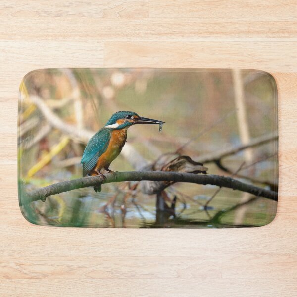 Item preview, Kingfisher with prey, Lago di Alviano, Umbria, Italy designed and sold by AndrewJonesFoto.