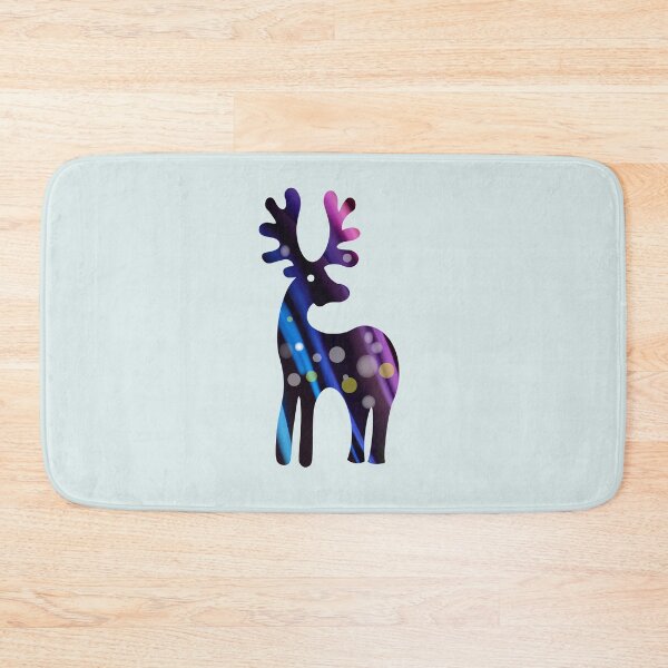 Item preview, Colorful Christmas reindeer  designed and sold by Emi Yañez.