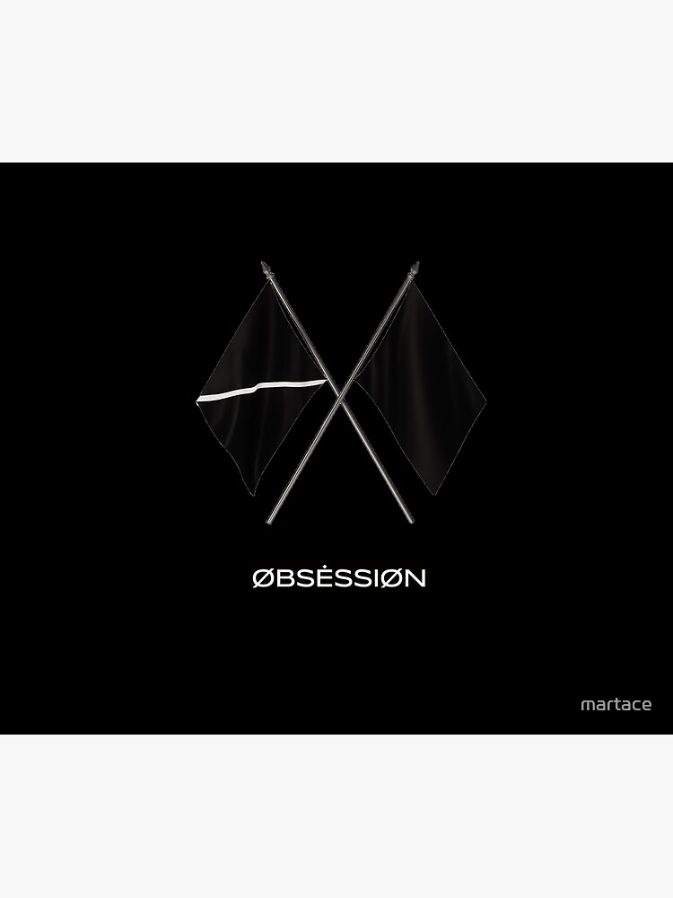 Exo Obsession Logo Duvet Cover By Martace Redbubble