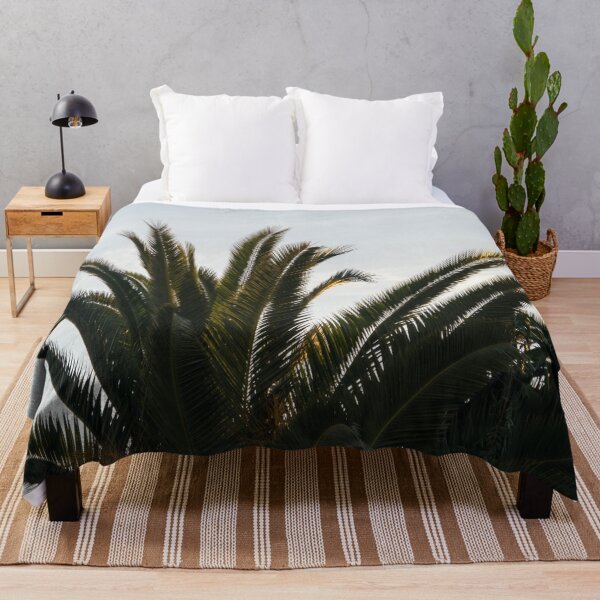 Item preview, Glowing Fronds - Sunset Behind the Palm Trees designed and sold by Georgia Mizuleva.
