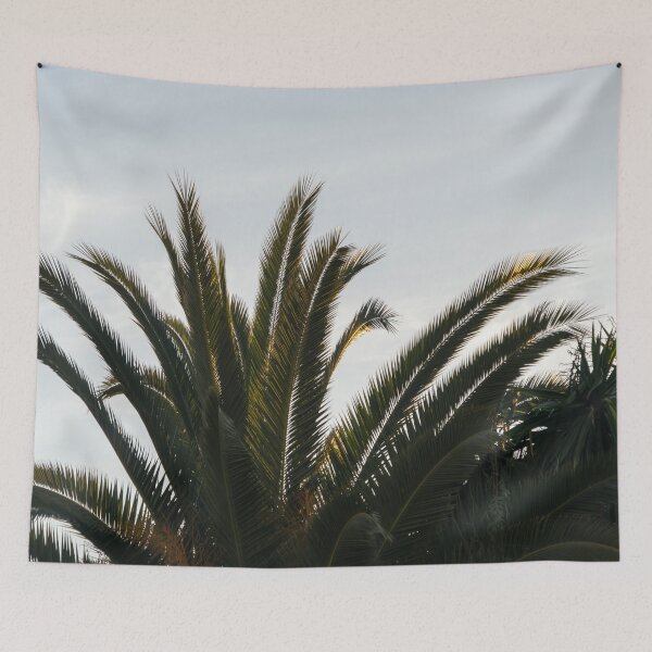 Item preview, Glowing Fronds - Sunset Behind the Palm Trees designed and sold by Georgia Mizuleva.