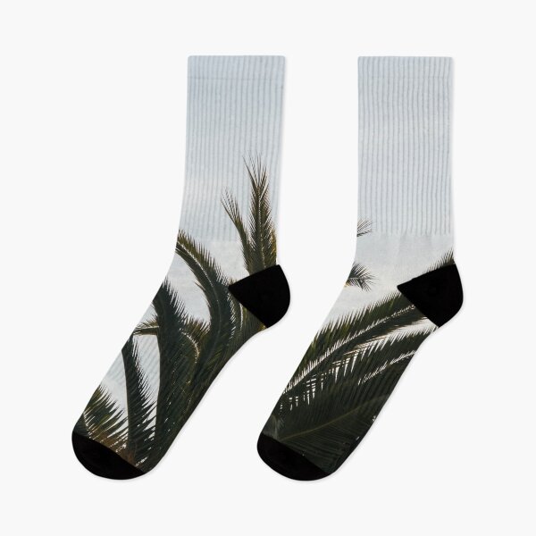 Item preview, Glowing Fronds - Sunset Behind the Palm Trees designed and sold by Georgia Mizuleva.