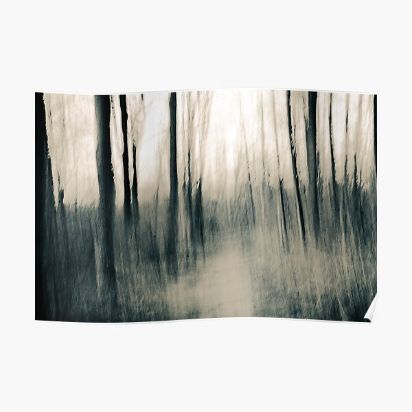 Turmoil surrounds us - an abstract expressionism Poster