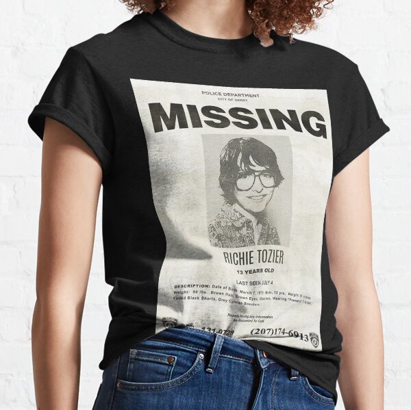RICHIE TOZIER FINN WOLFHARD CARTEL FALTANTE Camiseta clásica
