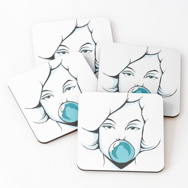 Aperçu de l'œuvre Les femmes font face avec du chewing-gum. créée et vendue par emphatic.