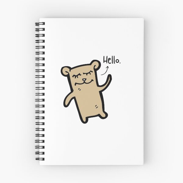 Item preview, Hello Bear Pet Funny Happy Sarcastic Spiritual Animal Birthday Gift designed and sold by EpsilonEridani.