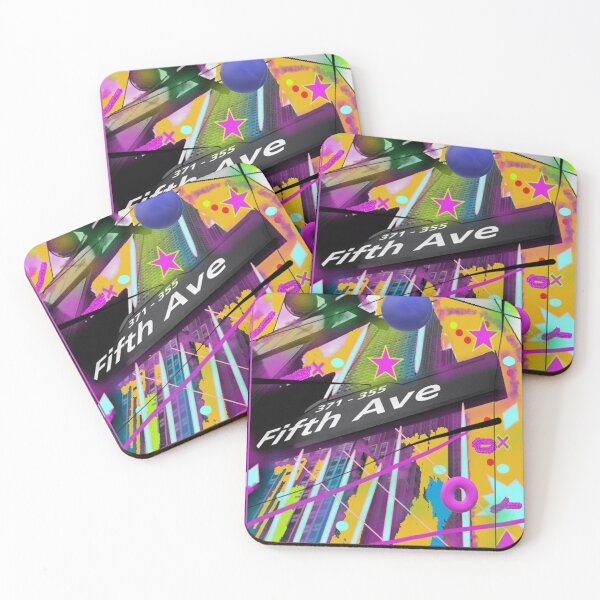 Item preview, Fifth Ave crazy colorful designed and sold by Marion Waschk.