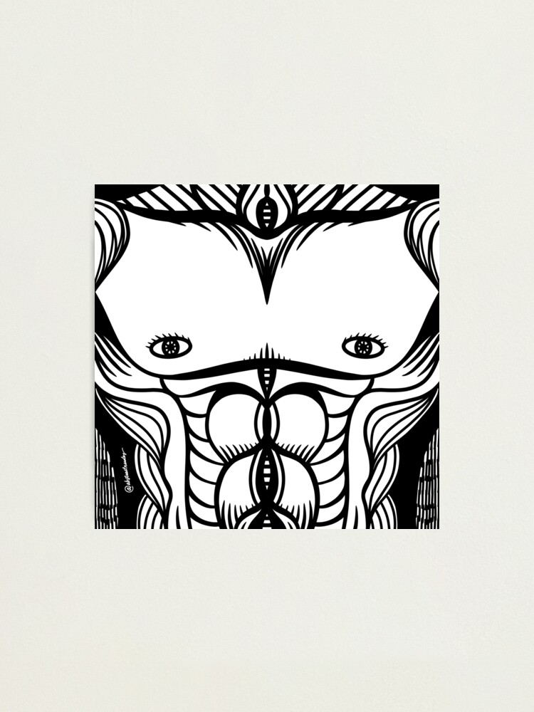 Alternate view of Abstract Body 4 Photographic Print