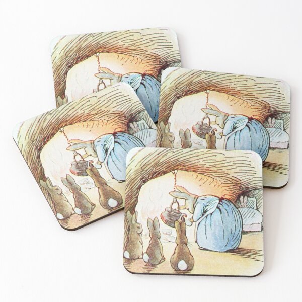 Item preview, Mrs. Rabbit Cooks Dinner - Beatrix Potter designed and sold by forgottenbeauty.