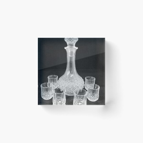 Item preview, Glasses And Decanter in Monochrome designed and sold by lezvee.