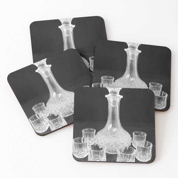 Item preview, Glasses And Decanter in Monochrome designed and sold by lezvee.