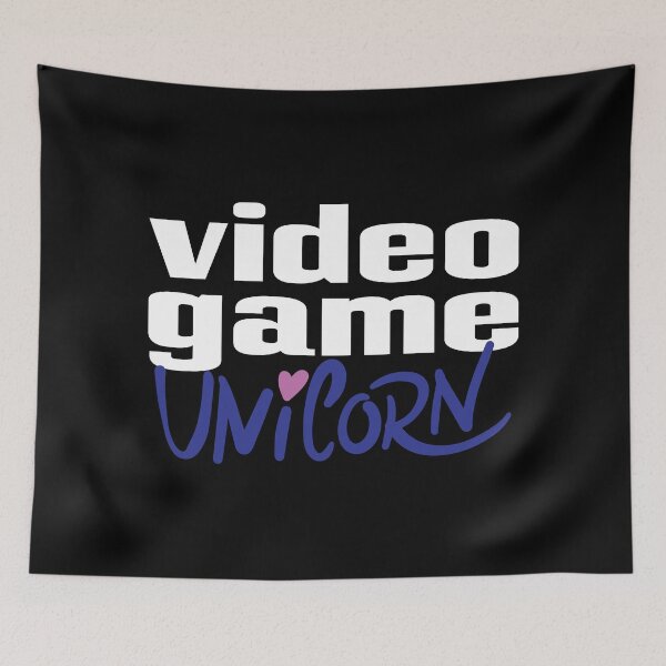 Item preview, Video Games Unicorn Esports Gamer designed and sold by WordsGamersUse.