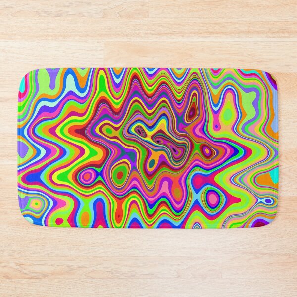 Item preview, Psychedelic Glowing Colors Pattern designed and sold by BluedarkArt.