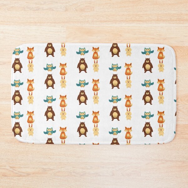 Item preview, Forest Animals, Owl, fox, bear, and rabbit designed and sold by edwardecho.