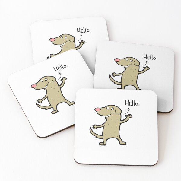 Item preview, Hello Dog Pet Funny Happy Sarcastic Spiritual Animal Birthday Gift designed and sold by EpsilonEridani.