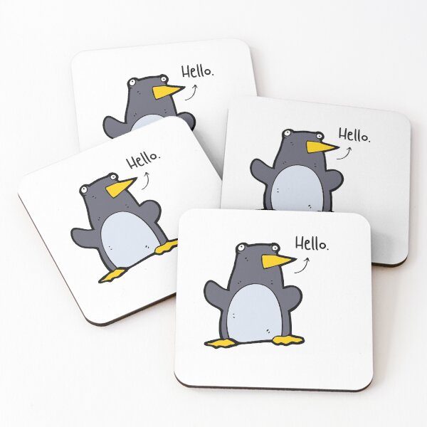 Item preview, Hello Penguin Pet Funny Happy Sarcastic Spiritual Animal Birthday Gift designed and sold by EpsilonEridani.