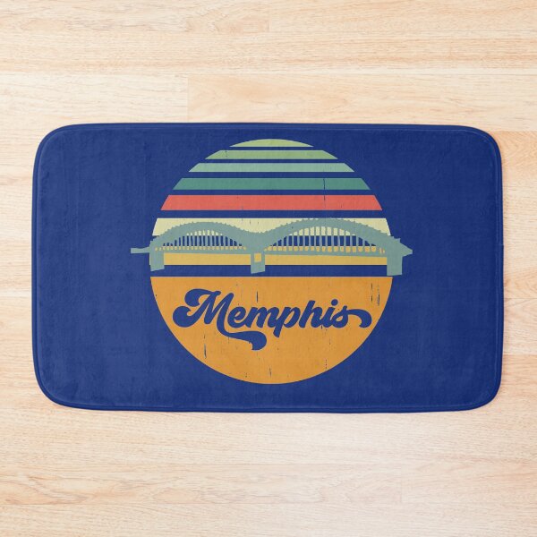 Item preview, Memphis, Tennessee Sunset Souvenir, Vintage Bridge Design designed and sold by sparkpress.