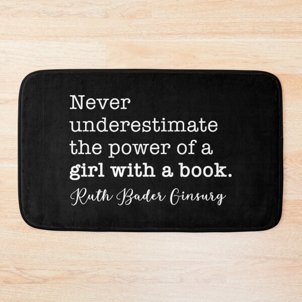 Item preview, Never underestimate the power of a girl with a book. designed and sold by corbrand.