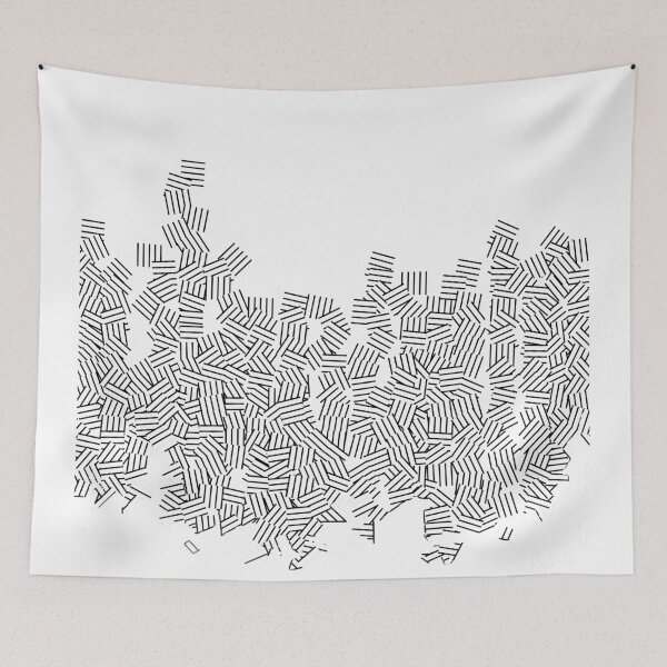Item preview, Black White geometric pattern geo designed and sold by Carolina Salazar.