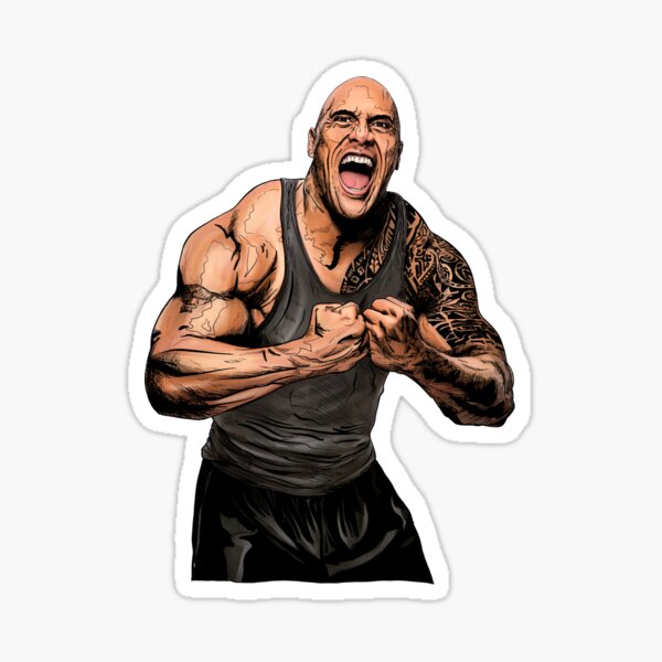 Dwayne Johnson Meme Stickers for Sale