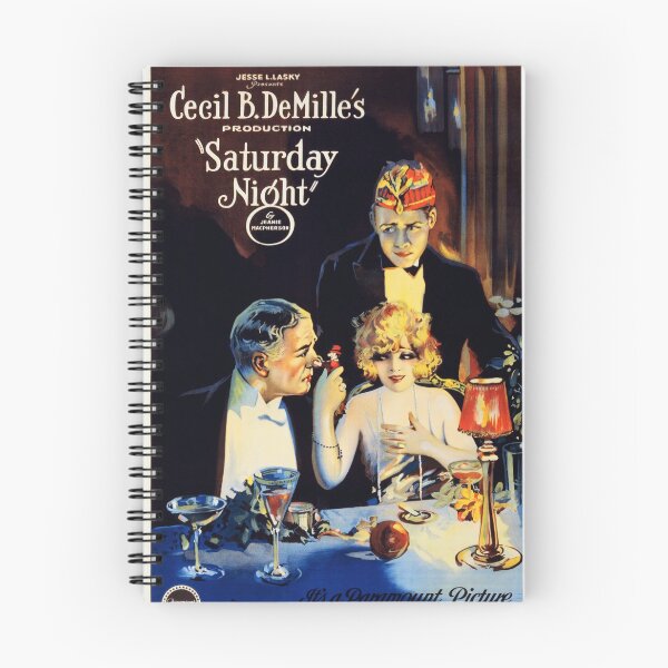 Item preview, Cecil B Demille's Saturday Night 1922 Hollywood Vintage Movie Advertising Art designed and sold by retroposters.