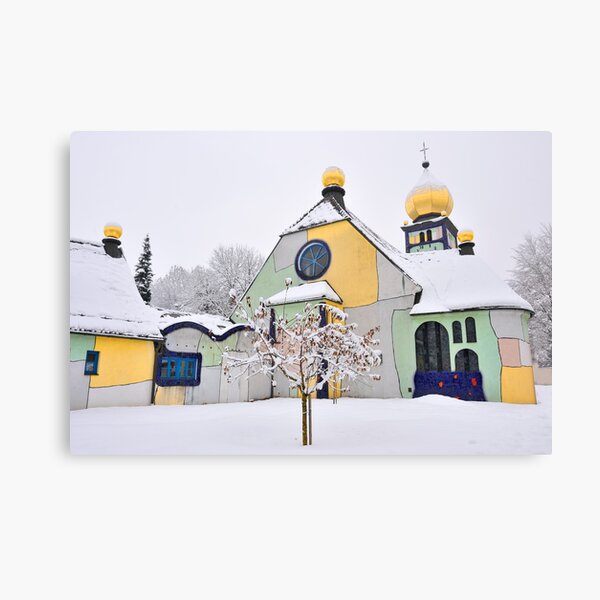 Hundertwasser Church Canvas Print