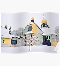 Hundertwasser Church Poster