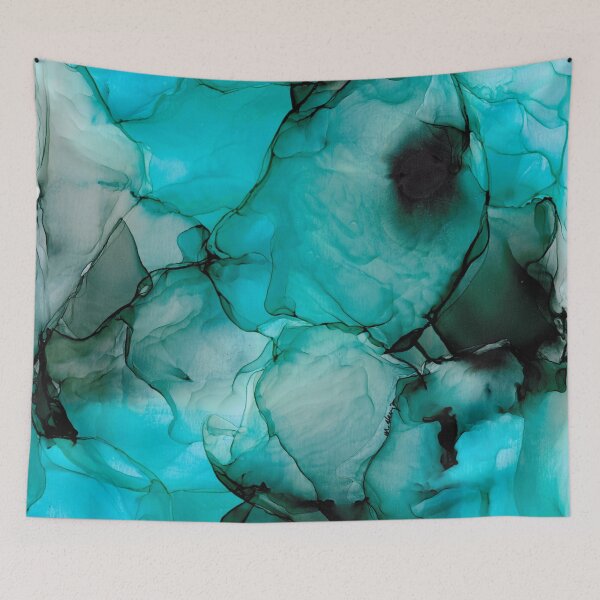 Item preview, Mystic Water: Original Abstract Alcohol Ink Painting designed and sold by herzart.