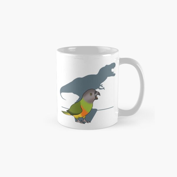 t-rex senegal parrot Classic Mug